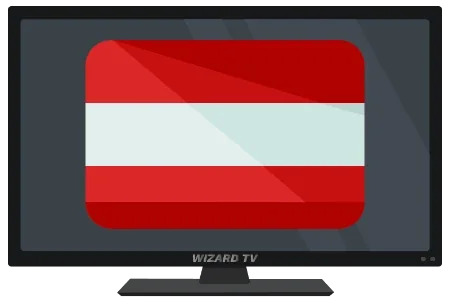 Austria flag artwork for regional IPTV setup references