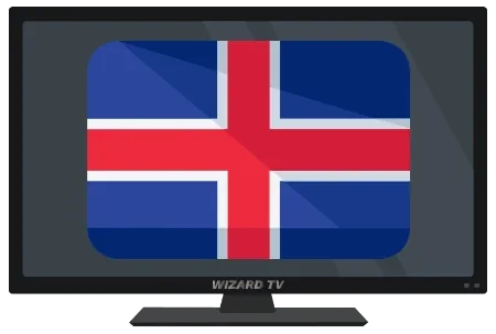 Iceland flag artwork for regional IPTV setup references