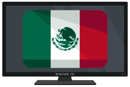 Mexico flag artwork for regional IPTV setup references